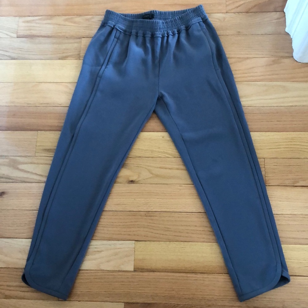 J Crew Gray Ankle Pants